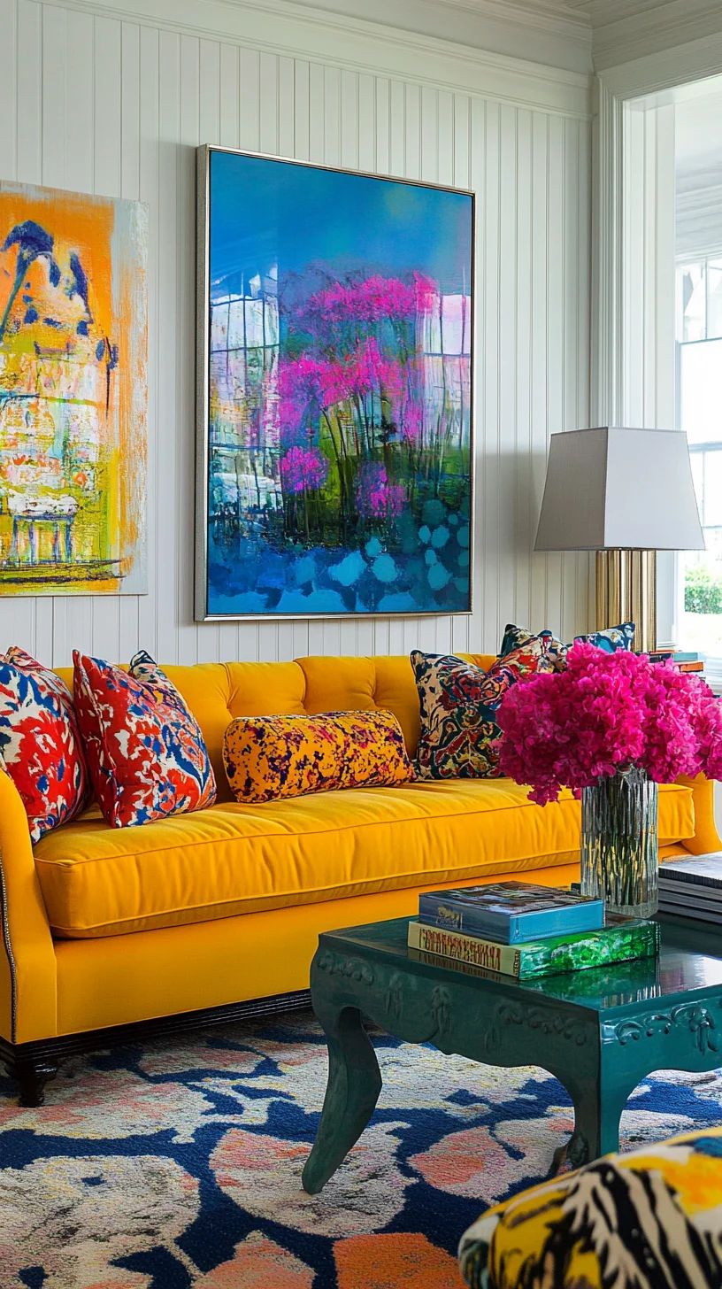 Bright and Bold: Embrace Vibrant Colors for a Stunning Living Space