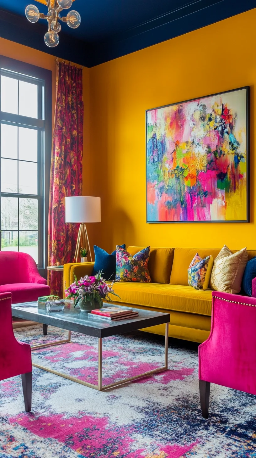 Bright and Bold: Transform Your Space with Vibrant Color and Playful Patterns