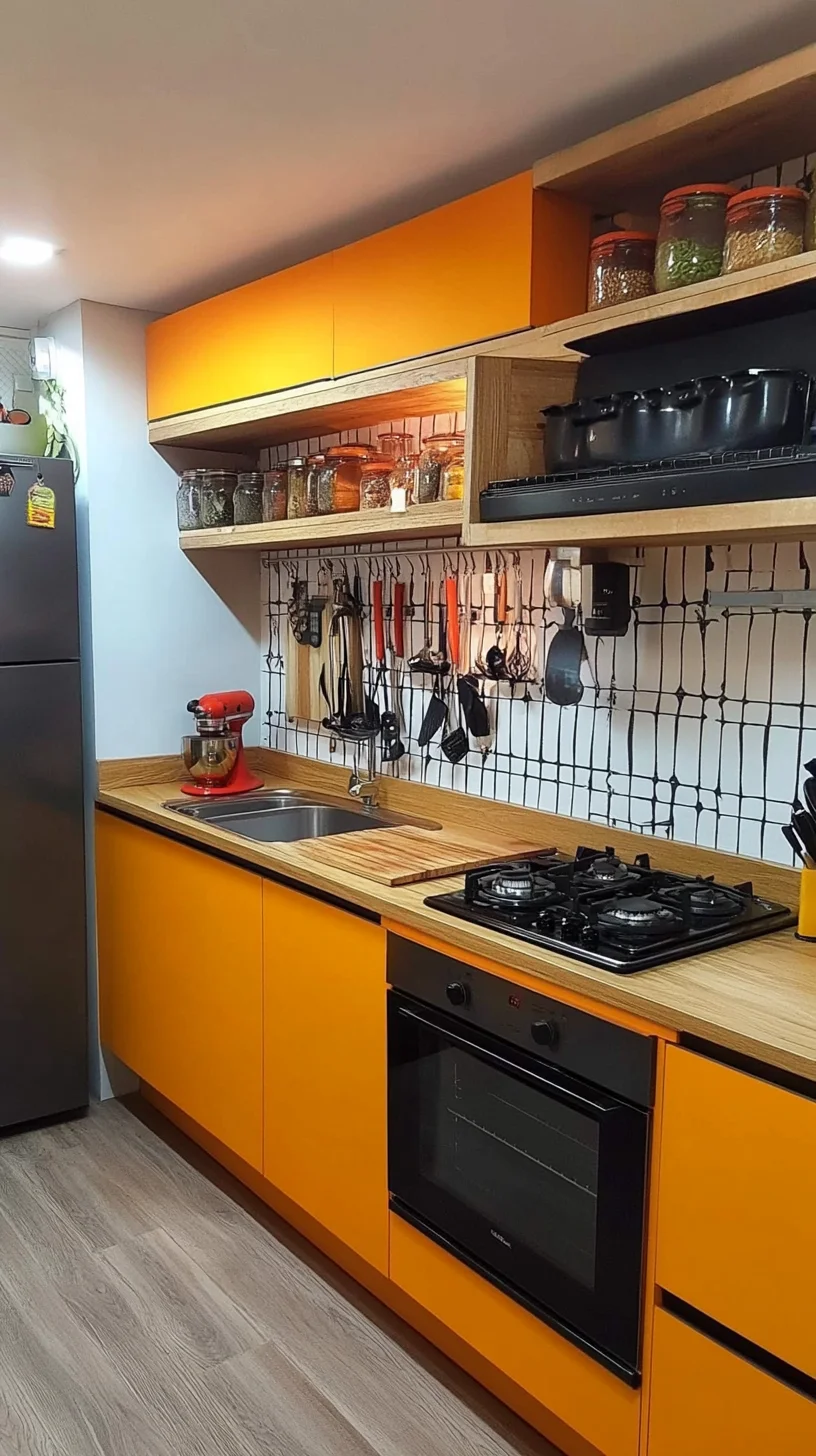 Brighten Up Your Space with Bold Orange Kitchen Décor