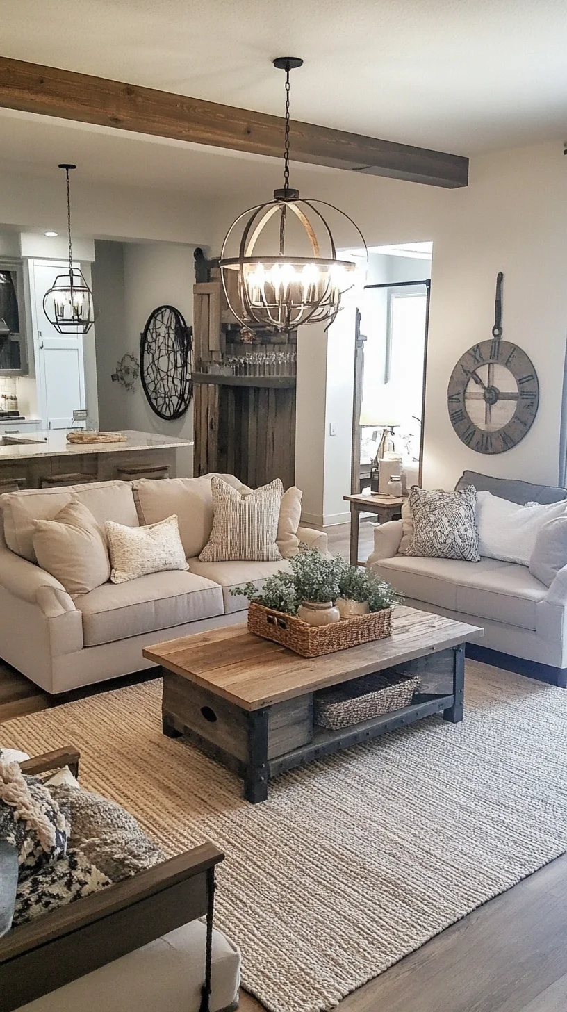 Cozy and Chic: Embrace the Modern Farmhouse Elegance in Your Living Space