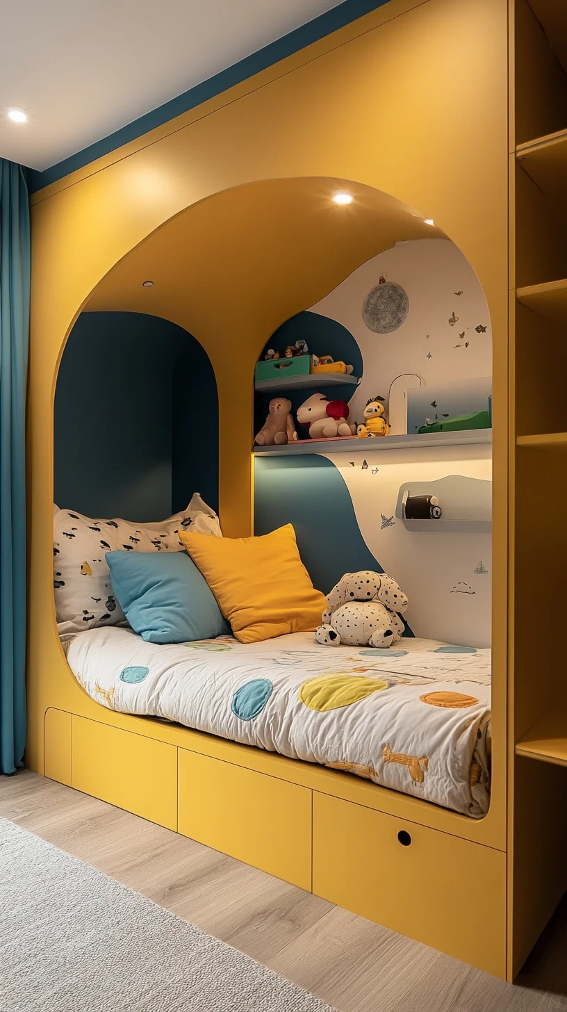 Cozy and Fun: The Ultimate Kids' Bedroom Nook for Creative Dreamers