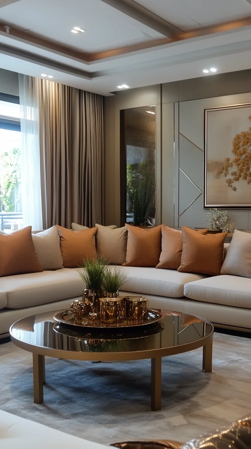 Cozy Chic: Elevate Your Living Space with Warm Tones and Elegant Touches