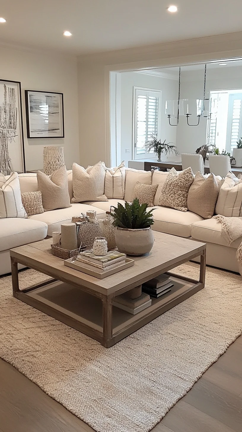 Cozy Chic: Transform Your Living Space with Warm Neutrals and Textured Layers