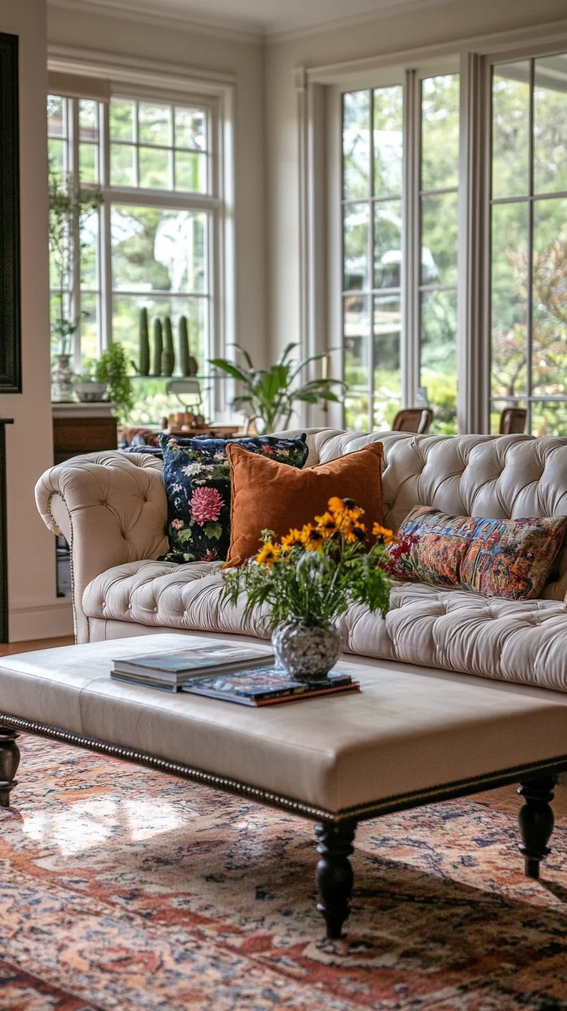 Cozy Elegance: Elevate Your Living Room with Timeless Chesterfield Charm