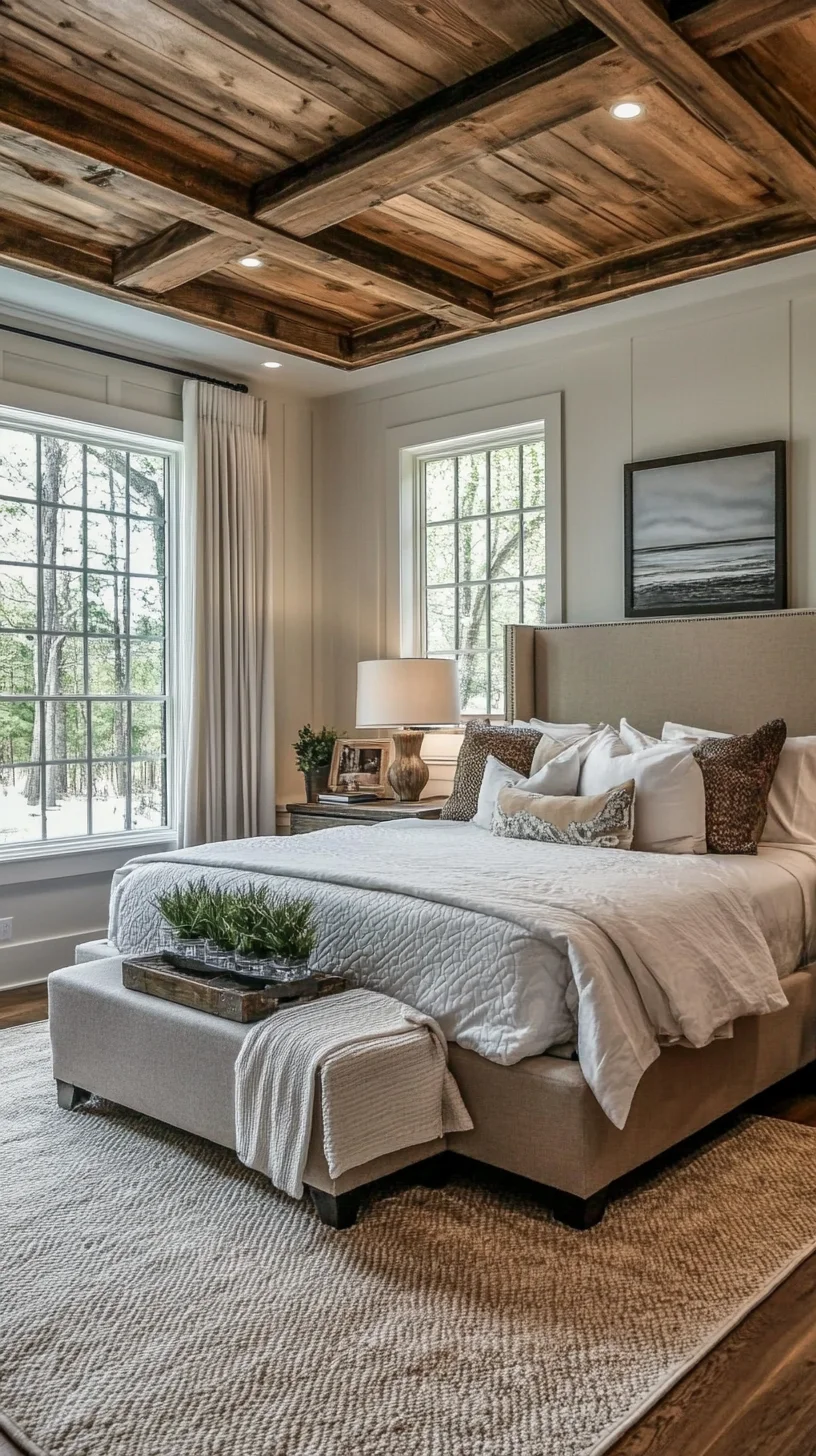 Cozy Elegance: Transform Your Bedroom with Rustic Charm and Modern Comfort