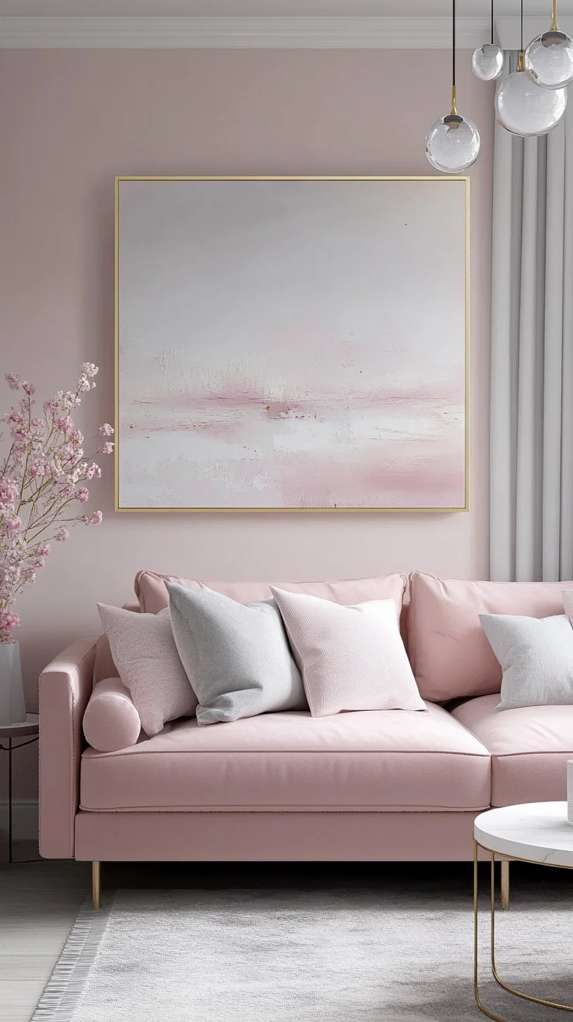 Cozy Elegance: Transform Your Space with Blush Pink and Soft Textures