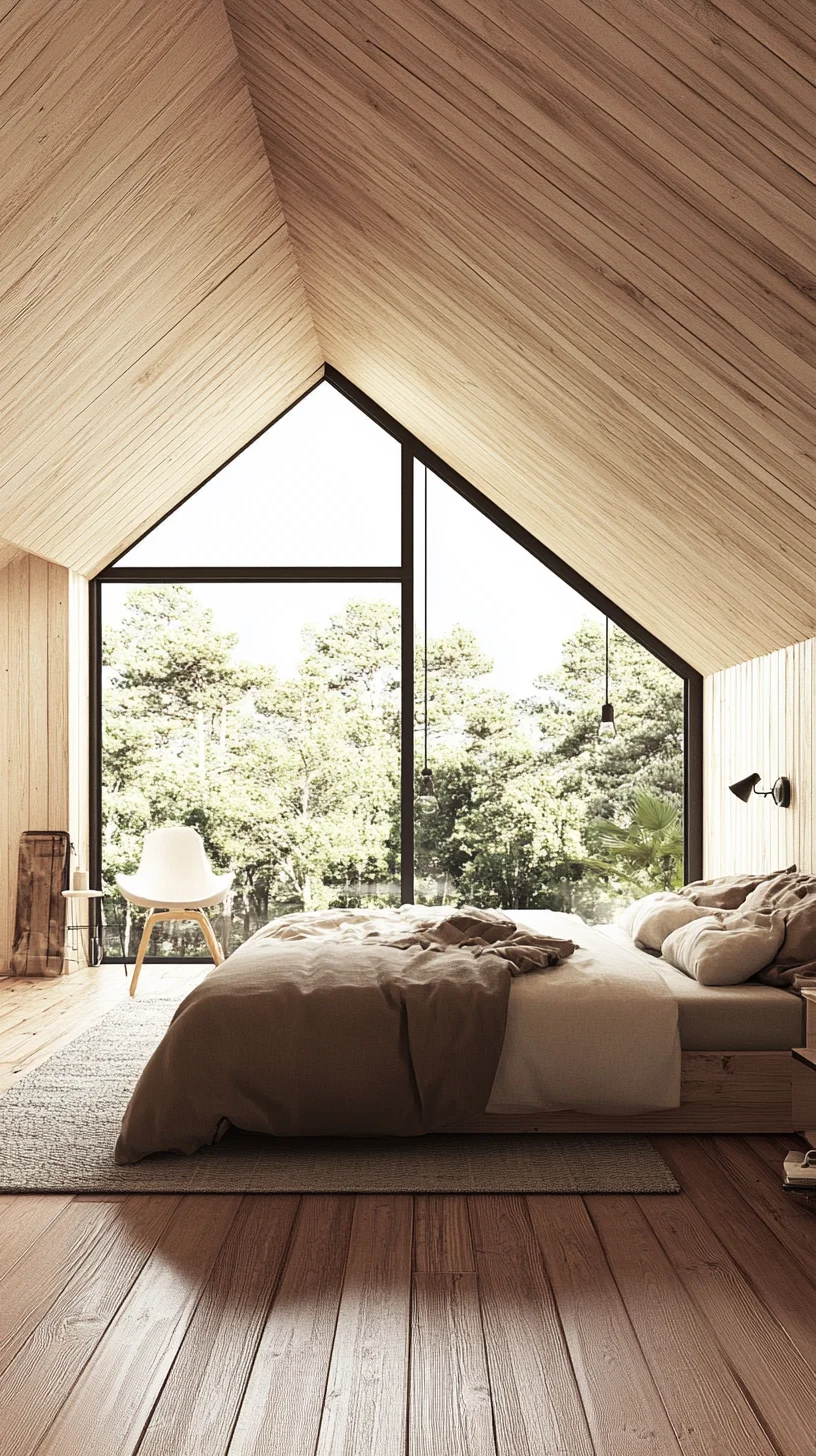 Cozy Minimalism: Embrace Nature with This Airy Bedroom Design