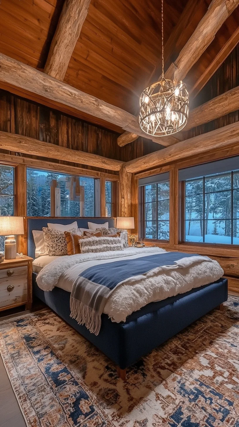 Cozy Rustic Retreat: Embrace a Warm, Inviting Bedroom Aesthetic