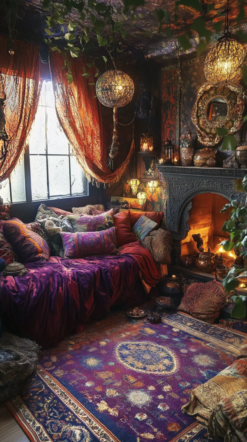 Create a Cozy Bohemian Oasis: Embrace Rich Textures and Warm Lighting