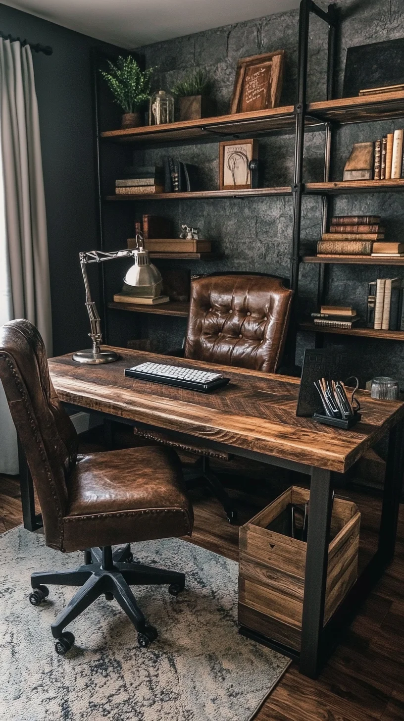 Create a Cozy Rustic Home Office: Style Meets Functionality