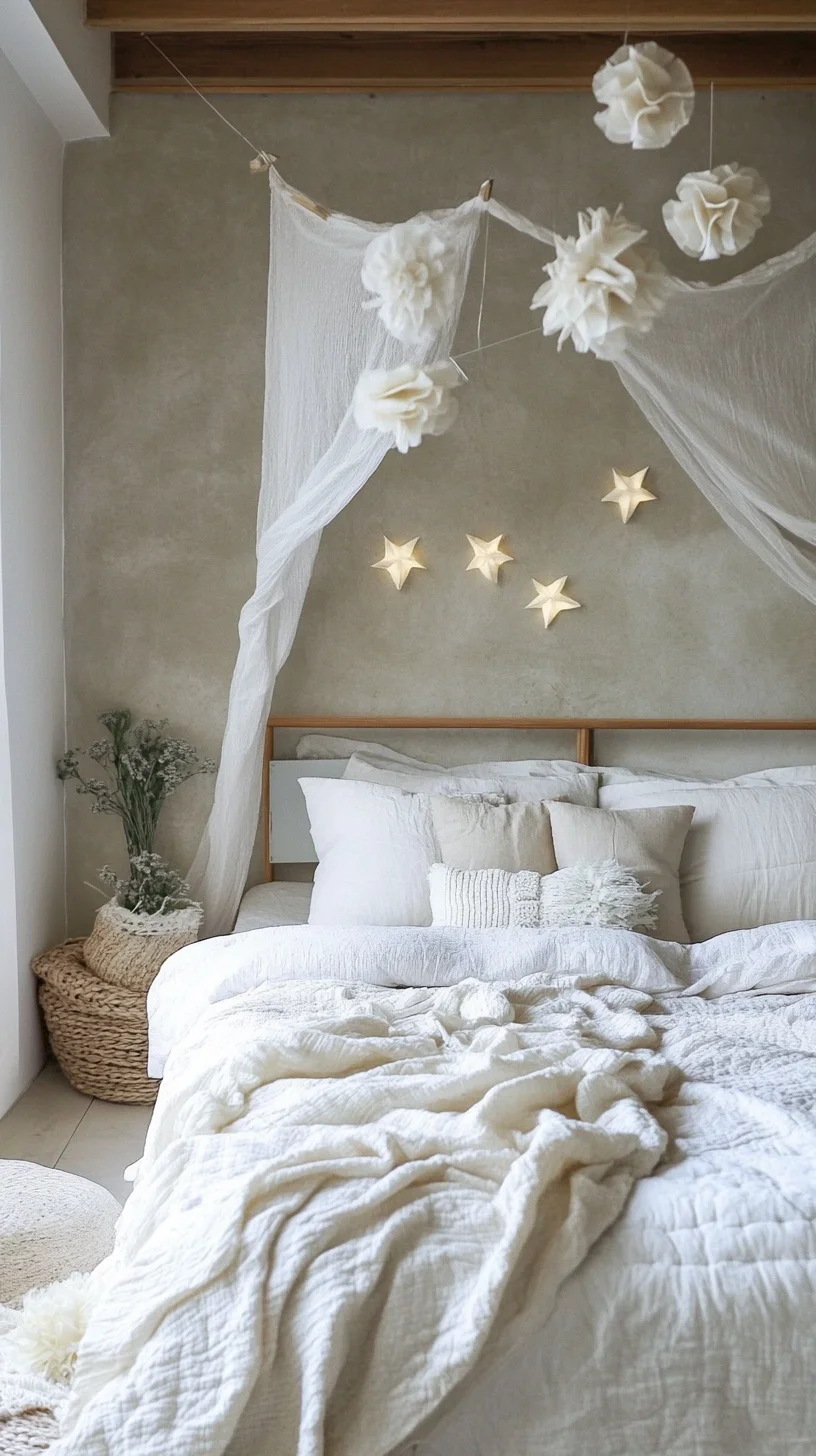 Create a Serene Oasis with Boho-Chic White Bedding and Natural Decor