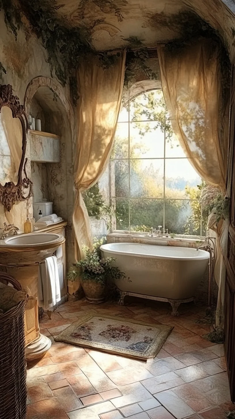 Create a Tranquil Escape: Embrace Vintage Elegance in Your Bathroom Design