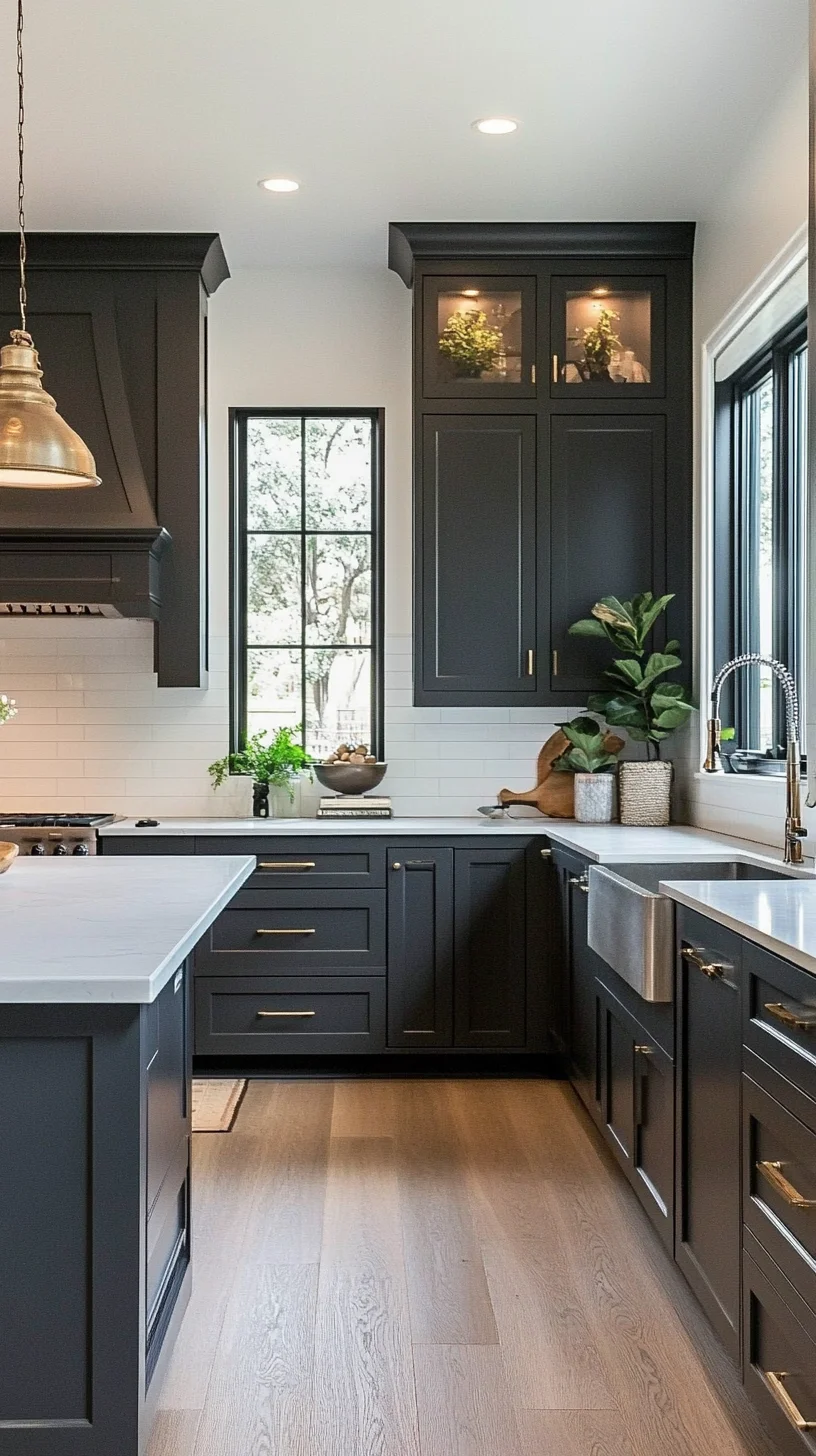 Discover the Allure of Classic Black Cabinetry in Modern Kitchens