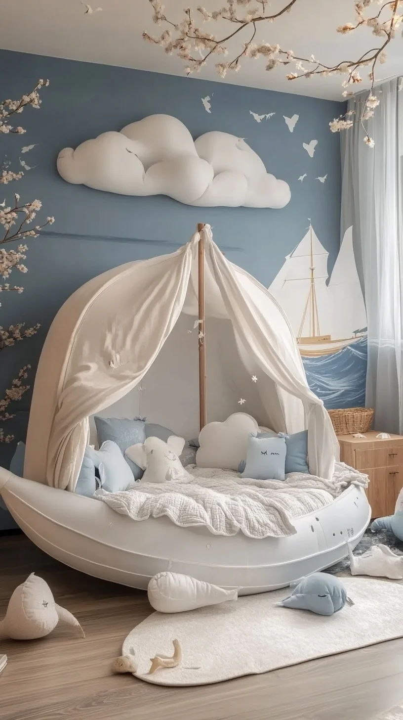 Dreamy Nautical Haven: Transform Your Child's Space into a Serene Escape