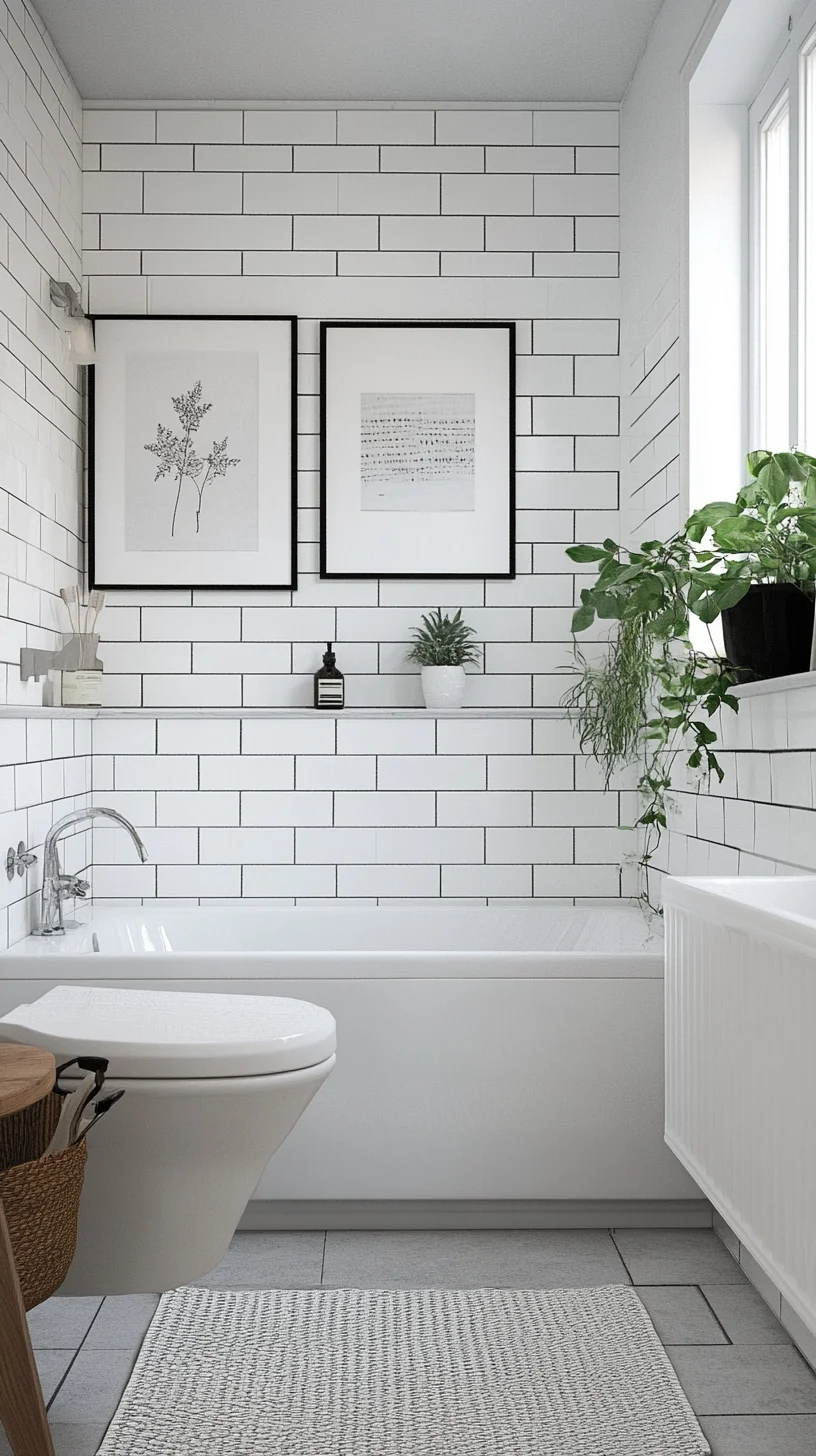 Elevate Your Bathroom Aesthetic with Chic Minimalist Décor