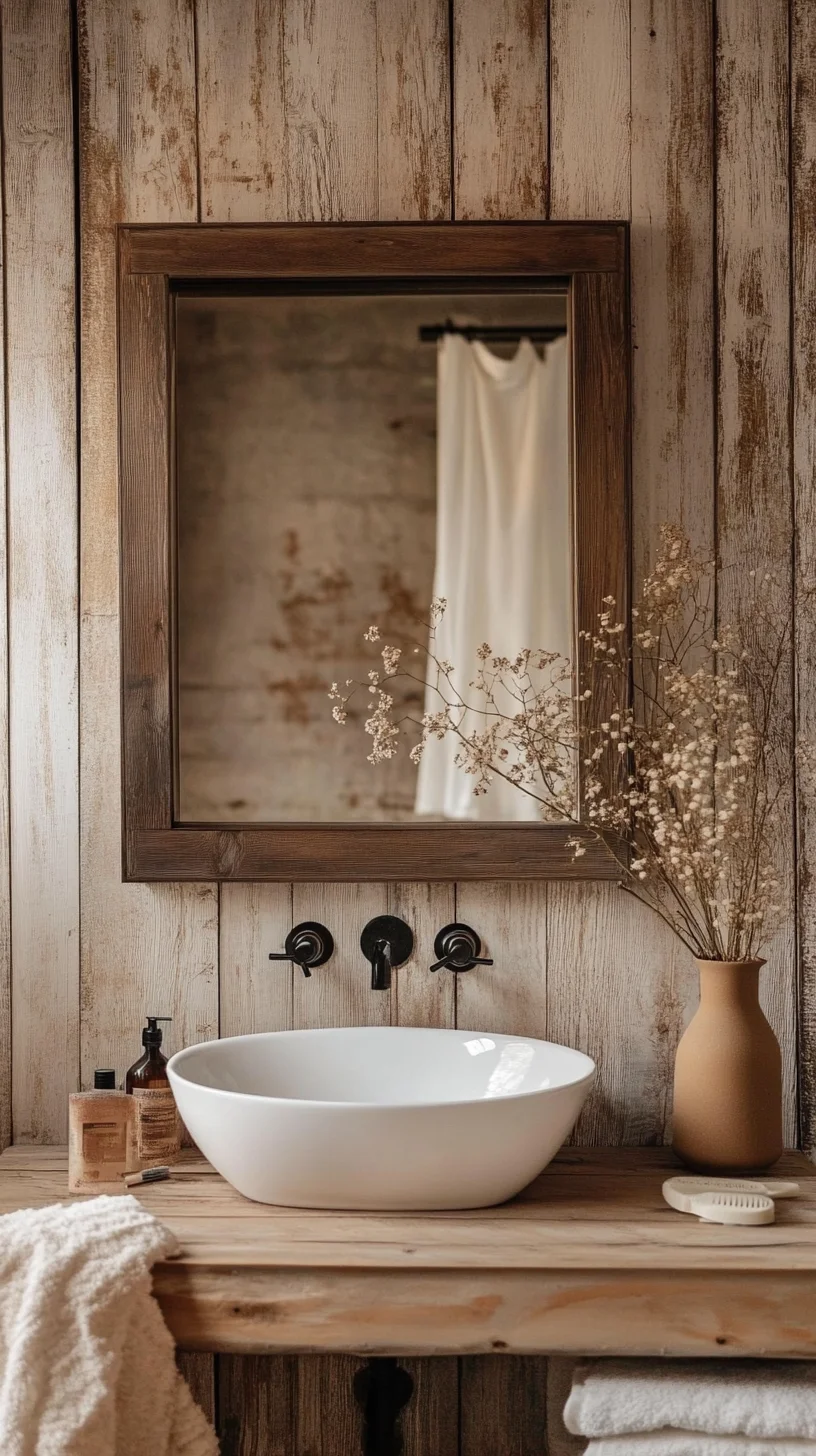 Elevate Your Bathroom with Rustic Chic: Timeless Elegance in Every Detail