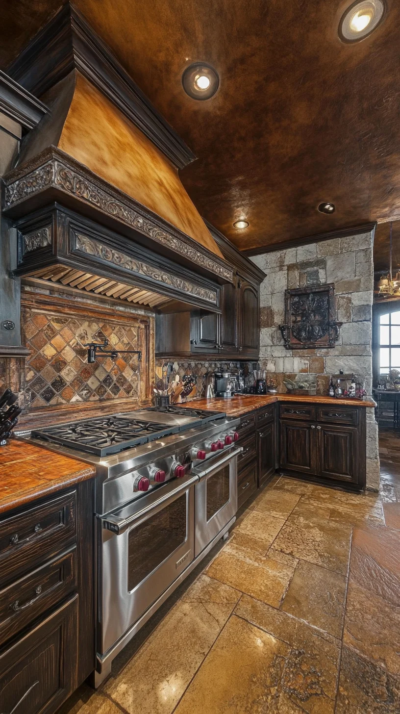 Elevate Your Culinary Space with Rustic Elegance and Modern Functionality