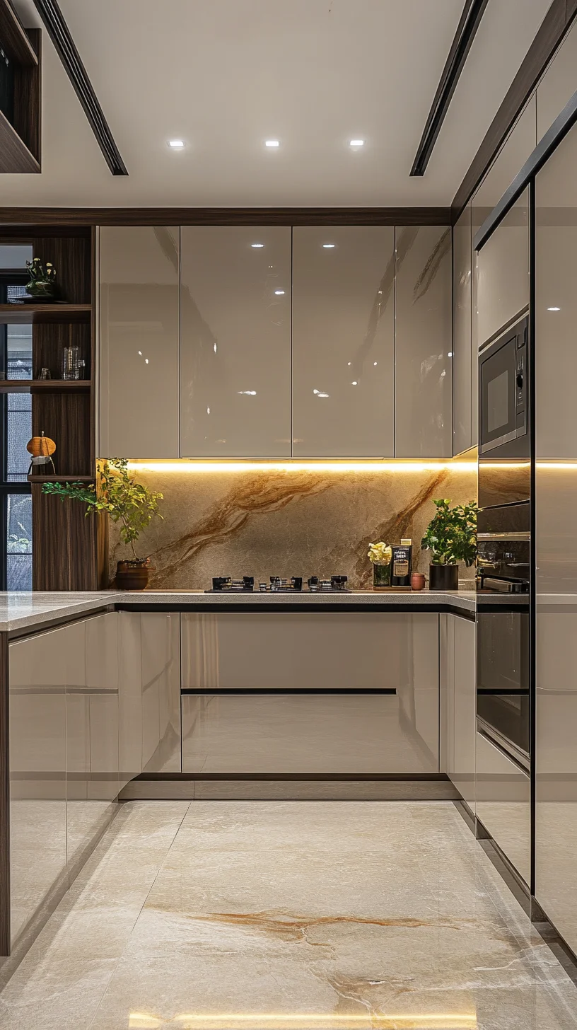 Elevate Your Culinary Space with Sleek, Modern Kitchen Elegance