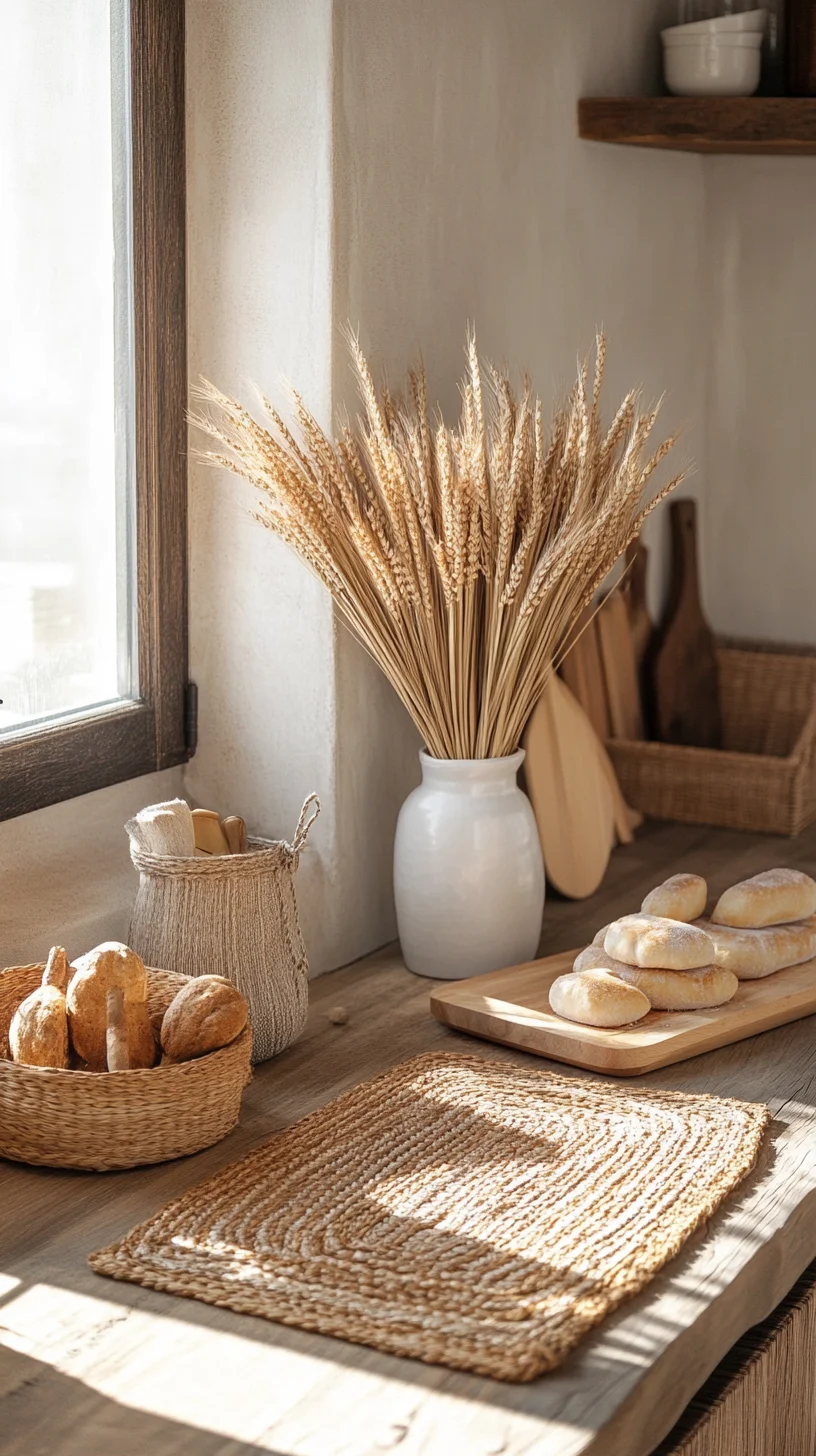 Elevate Your Kitchen Aesthetic with Natural Textures and Warm Tones