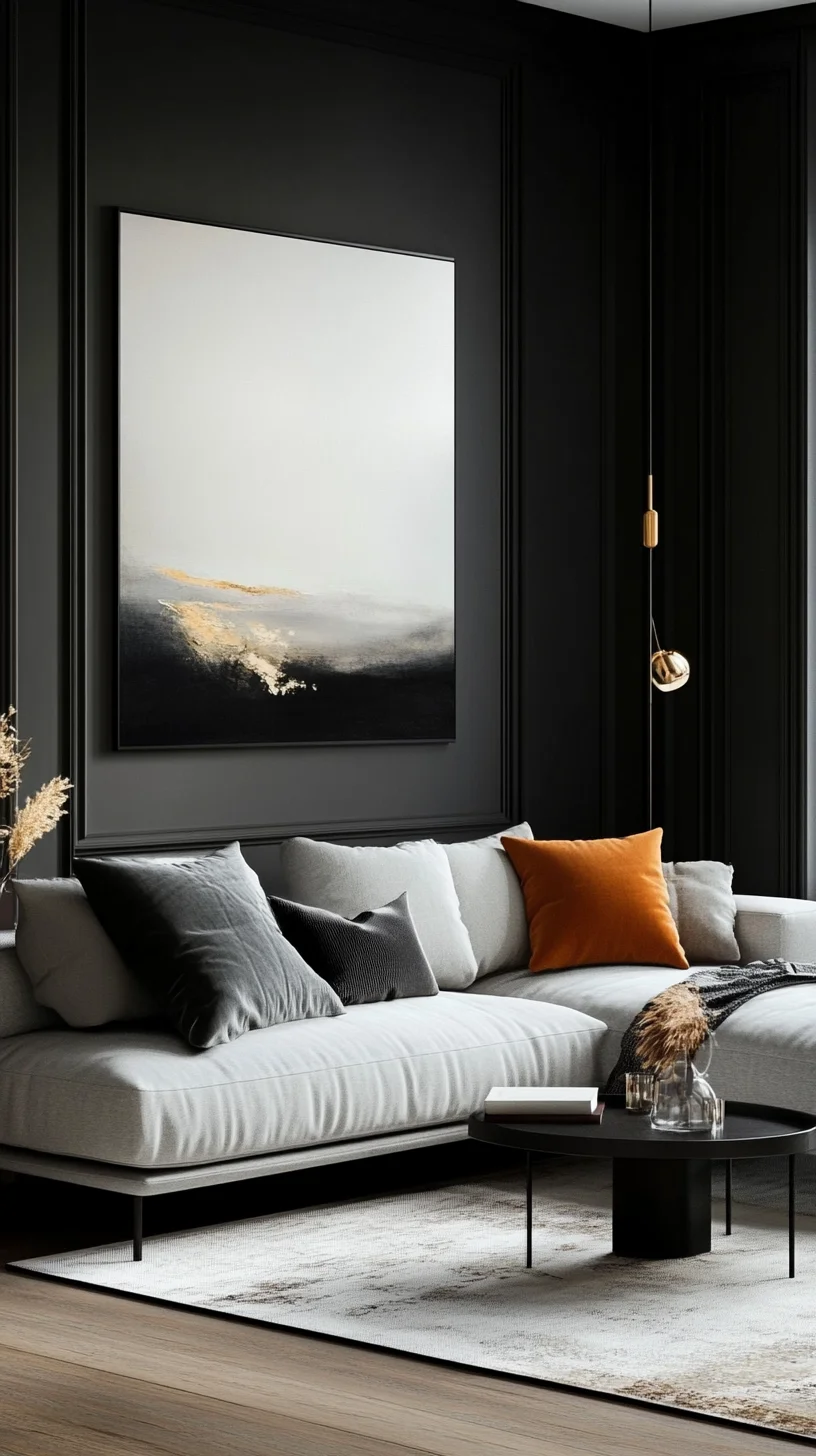 Elevate Your Space: Embrace Chic Minimalism with Bold Accents