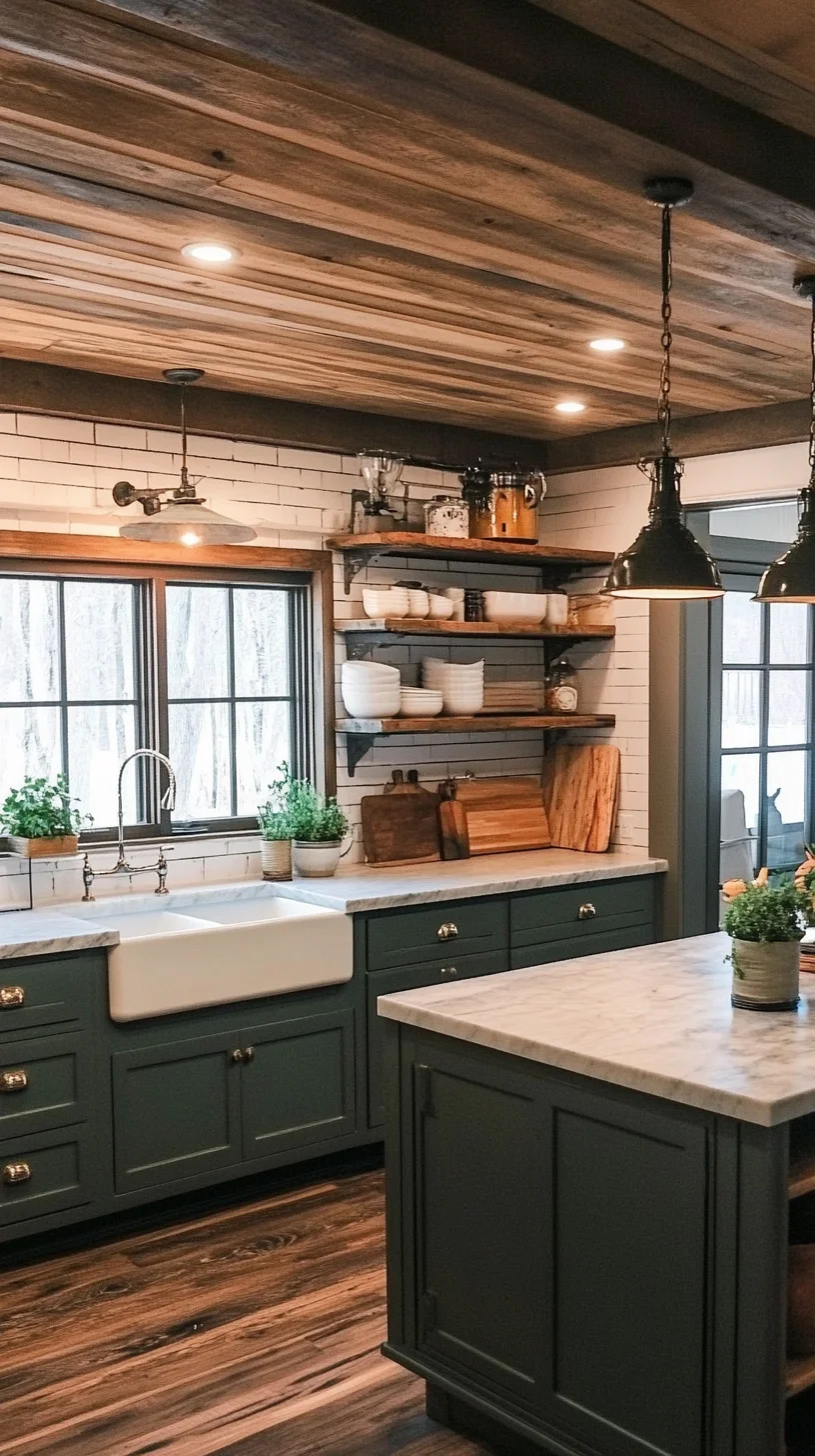 Elevate Your Space: Rustic Meets Modern in This Chic Kitchen Design