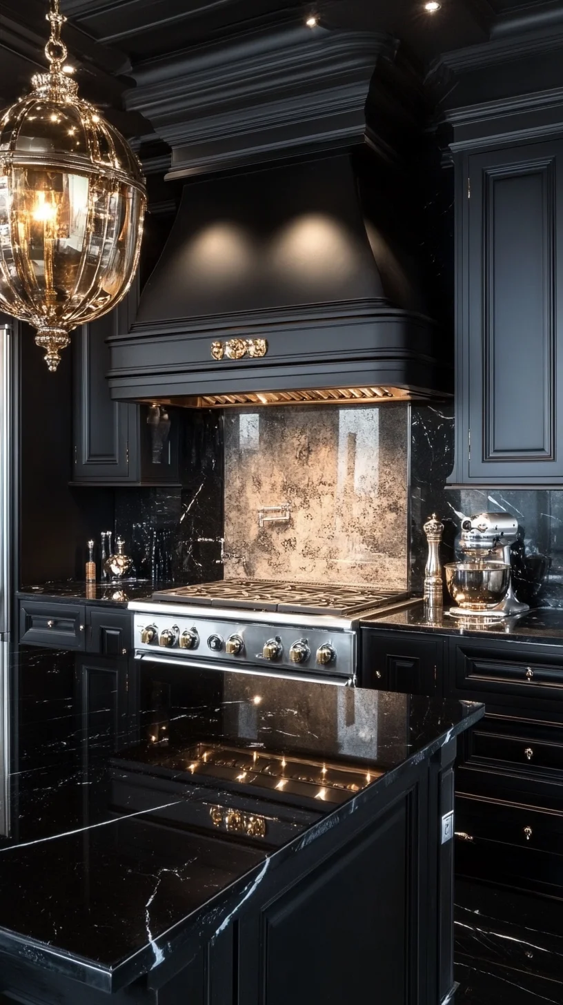 Elevate Your Space with Luxurious Black Marble Elegance