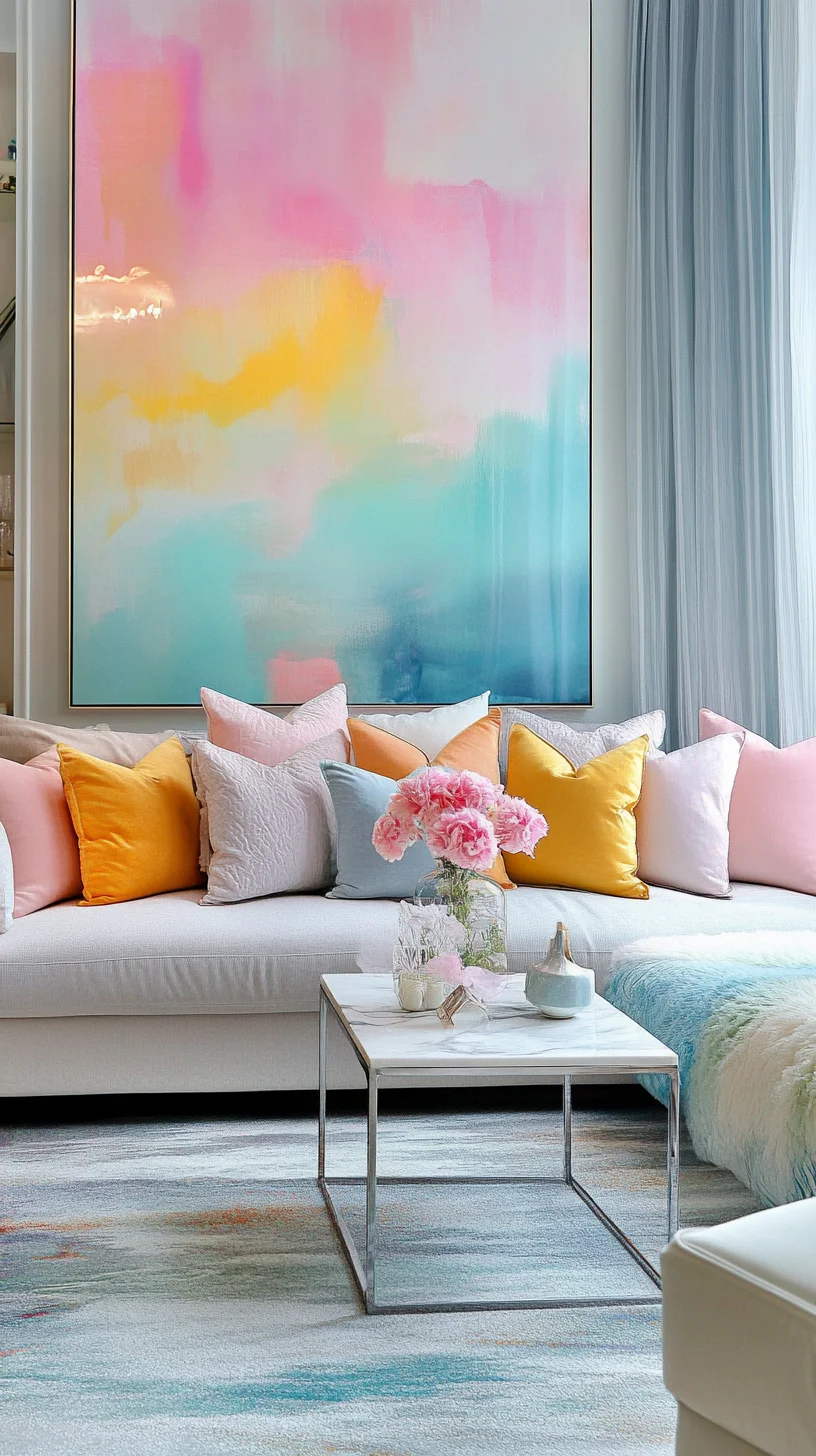 Elevate Your Space with Radiant Pastels: The Perfect Blend of Comfort and Style