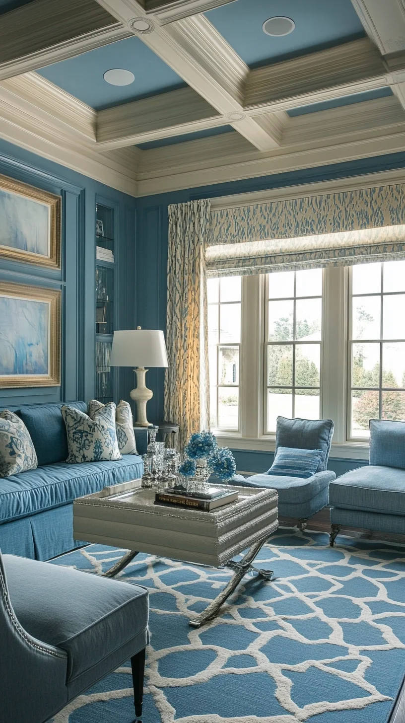 Elevate Your Space with Serene Coastal Elegance in Soft Blue Hues