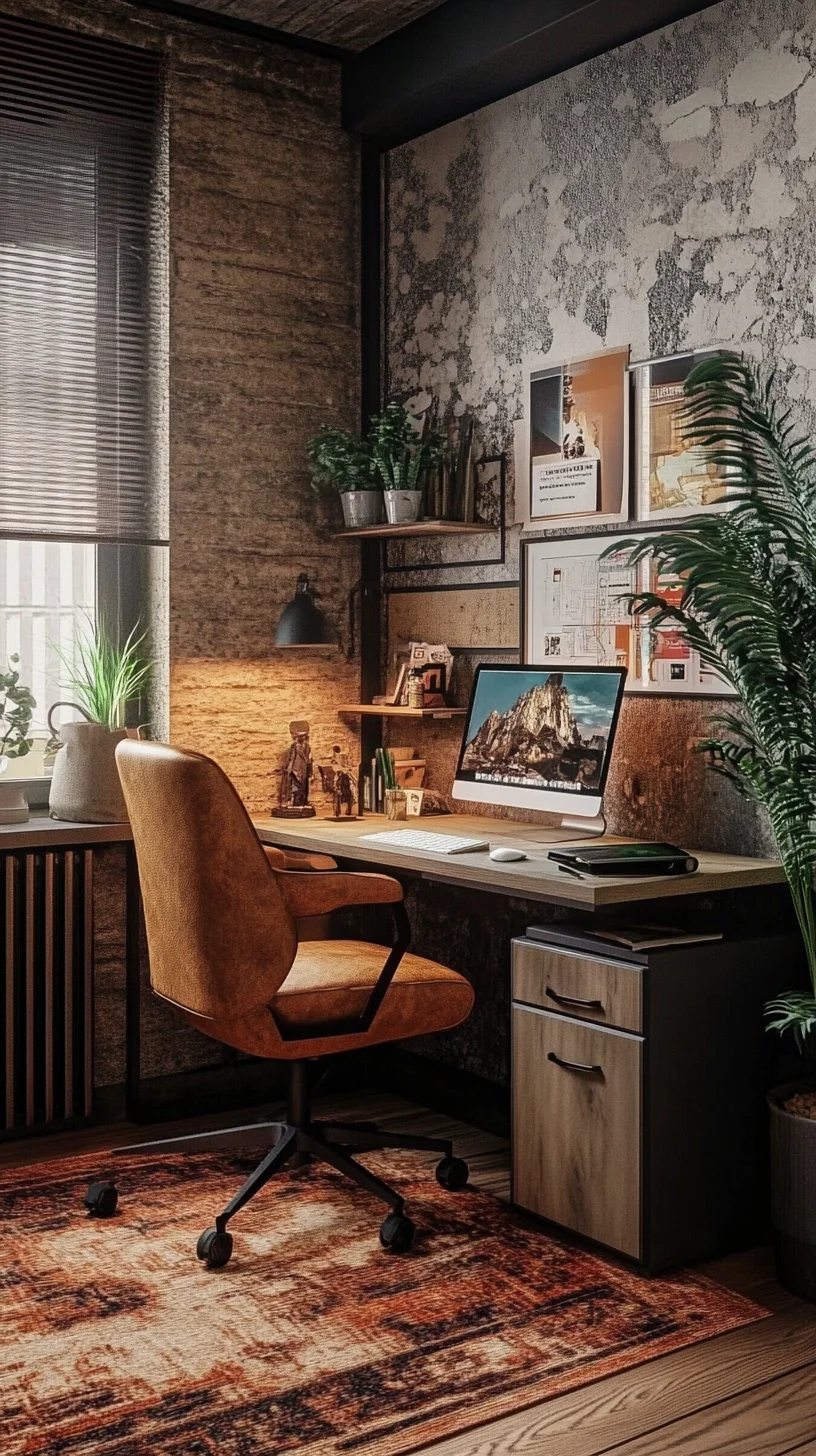 Elevate Your Workspace: Cozy Minimalism Meets Functional Design