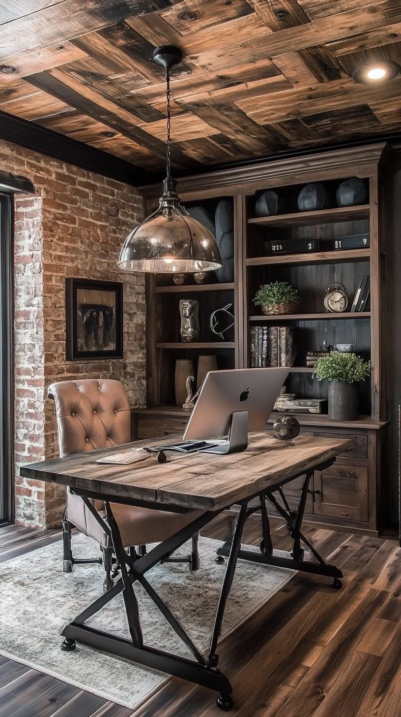 Elevate Your Workspace: Embrace Rustic Elegance with Modern Functionality