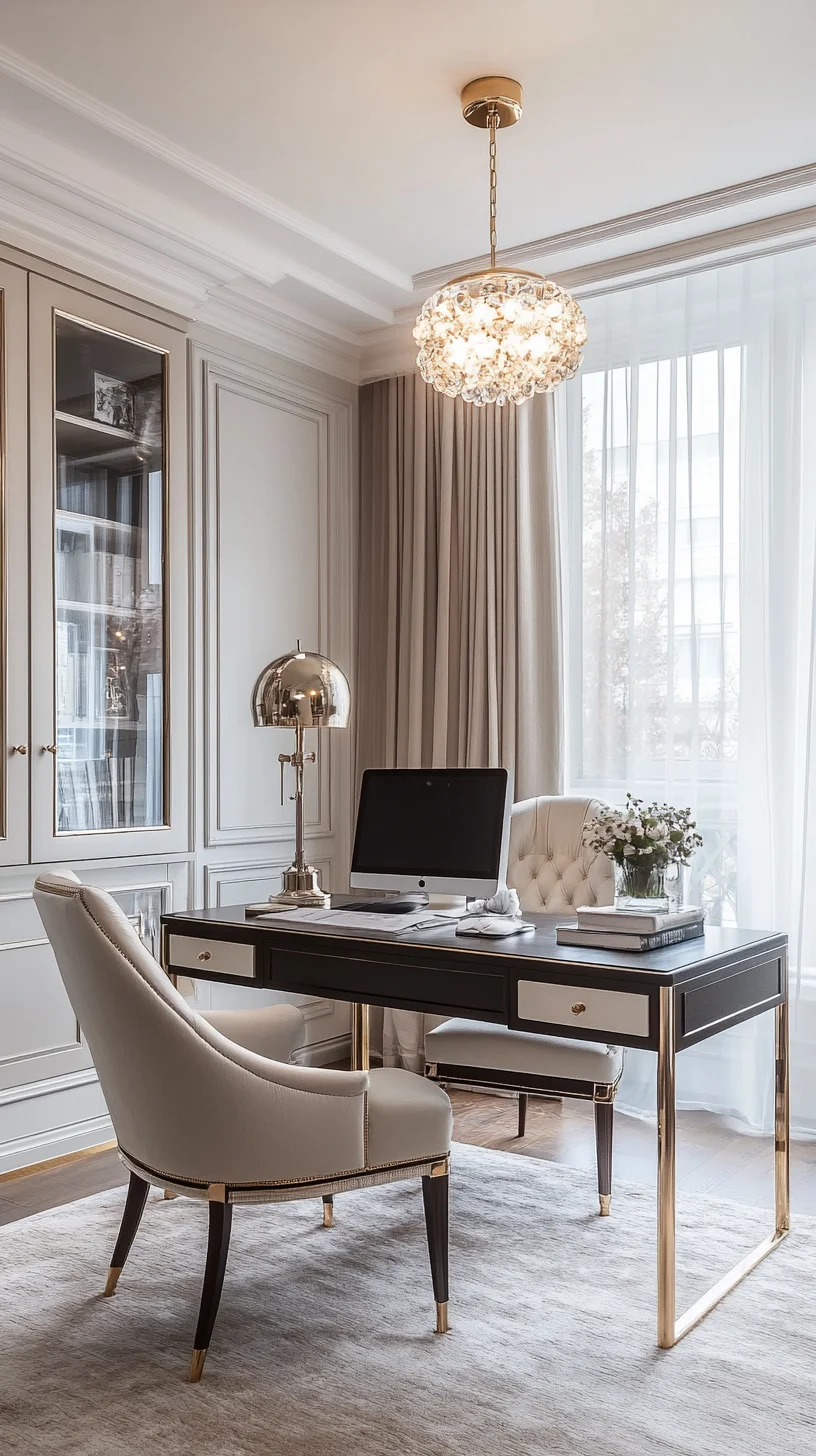 Elevate Your Workspace: Luxurious Office Decor with Modern Elegance