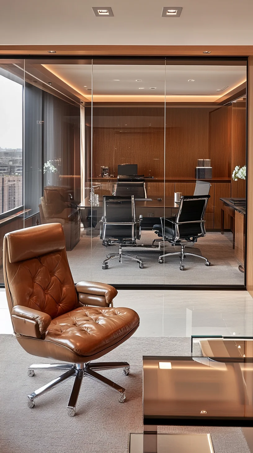 Elevate Your Workspace: Modern Elegance Meets Comfort in Office Design