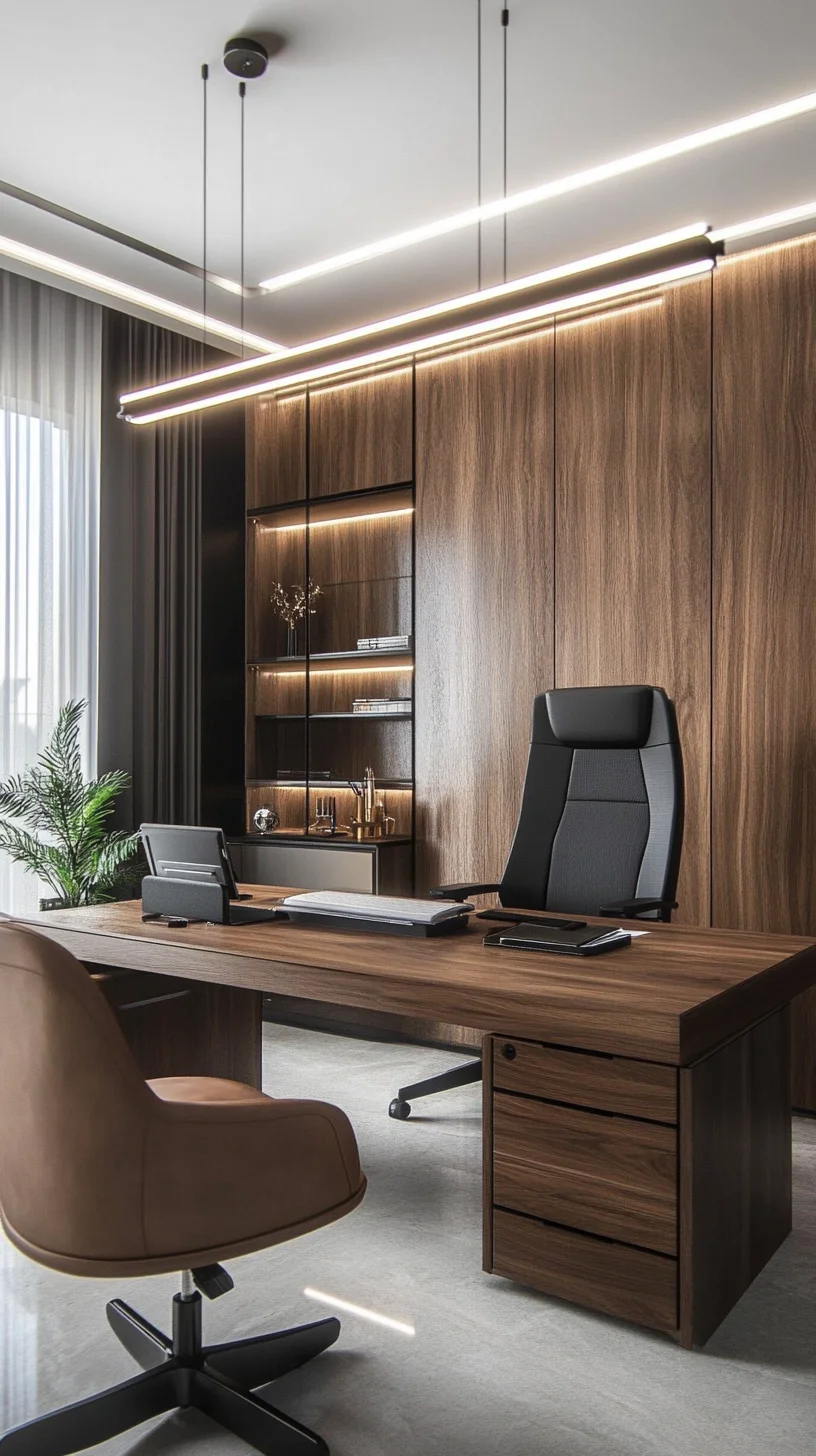 Elevate Your Workspace: Modern Minimalist Office Design for Ultimate Productivity