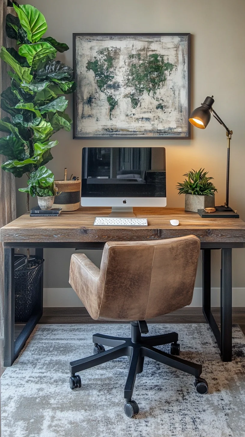 Elevate Your Workspace with a Cozy and Chic Home Office Design