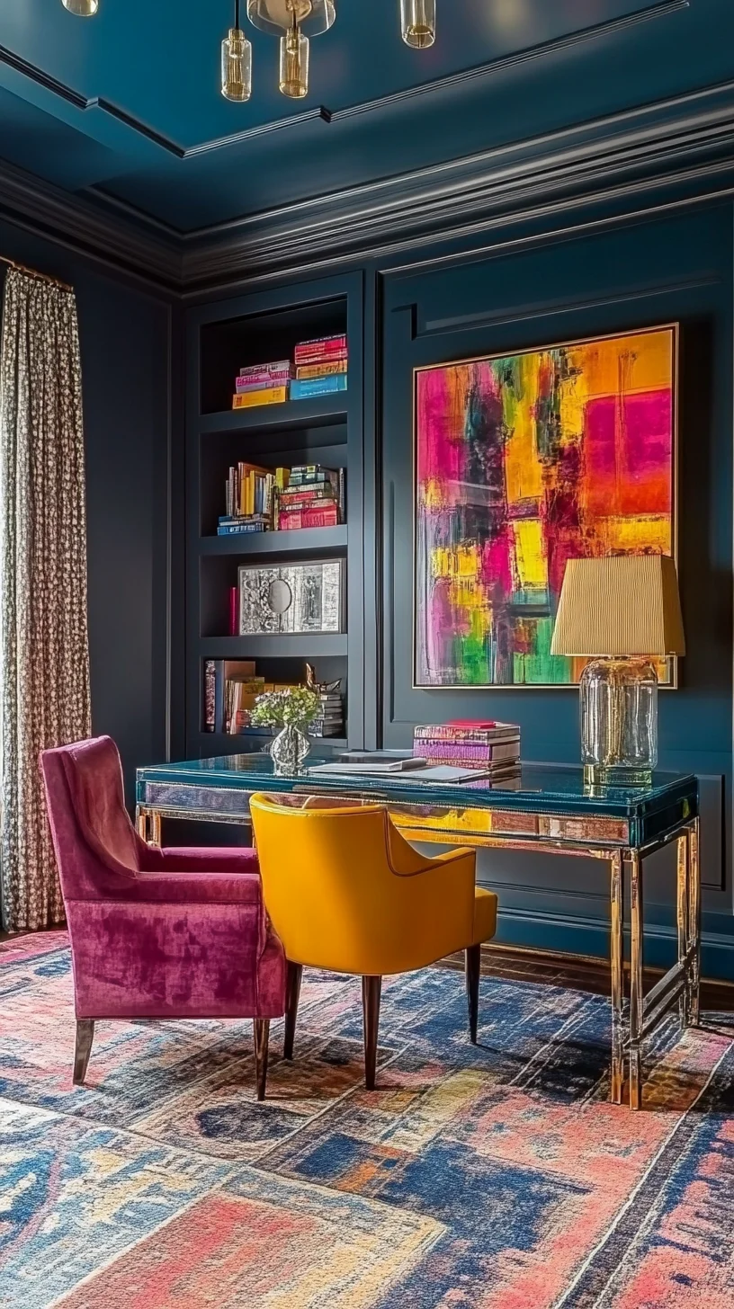 Elevate Your Workspace with Bold Colors and Luxe Textures