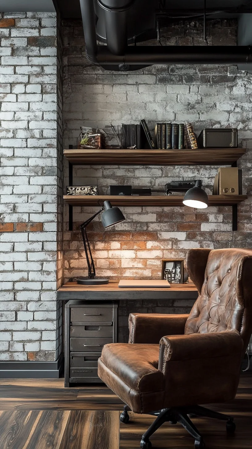 Elevate Your Workspace with Chic Industrial-Style Decor