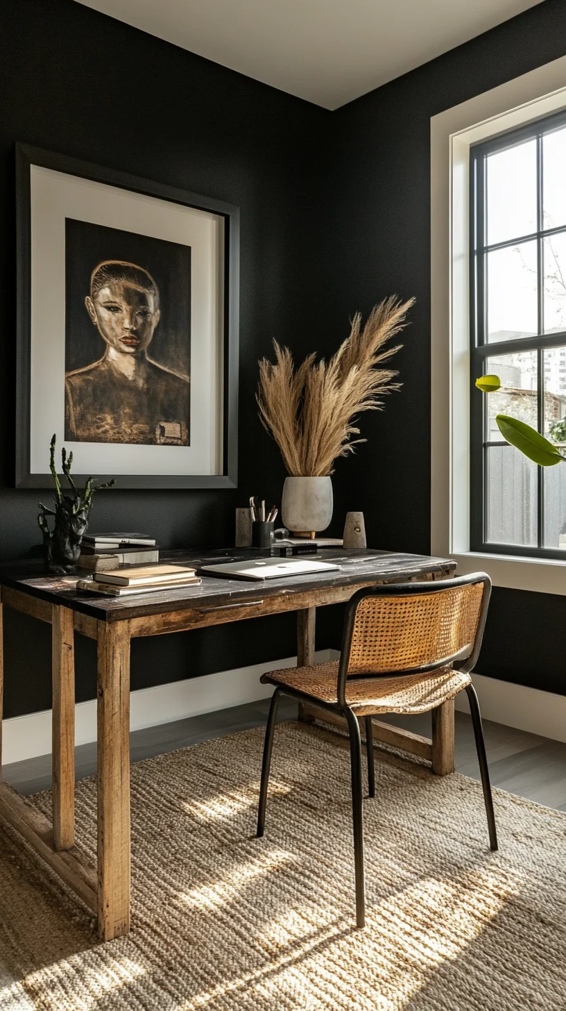 Elevate Your Workspace with Earthy Elegance and Modern Minimalism