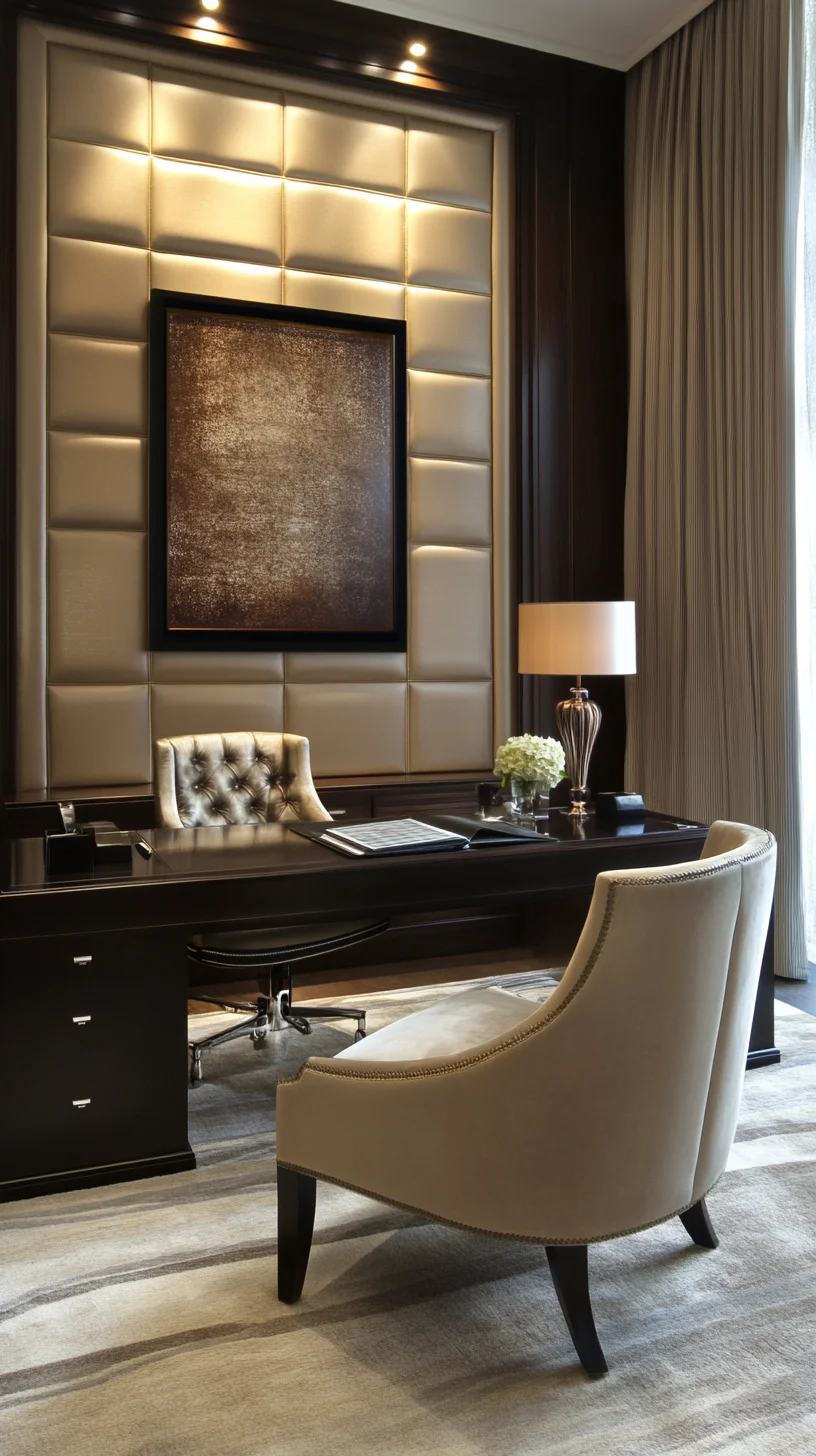 Elevate Your Workspace with Luxe Modern Elegance