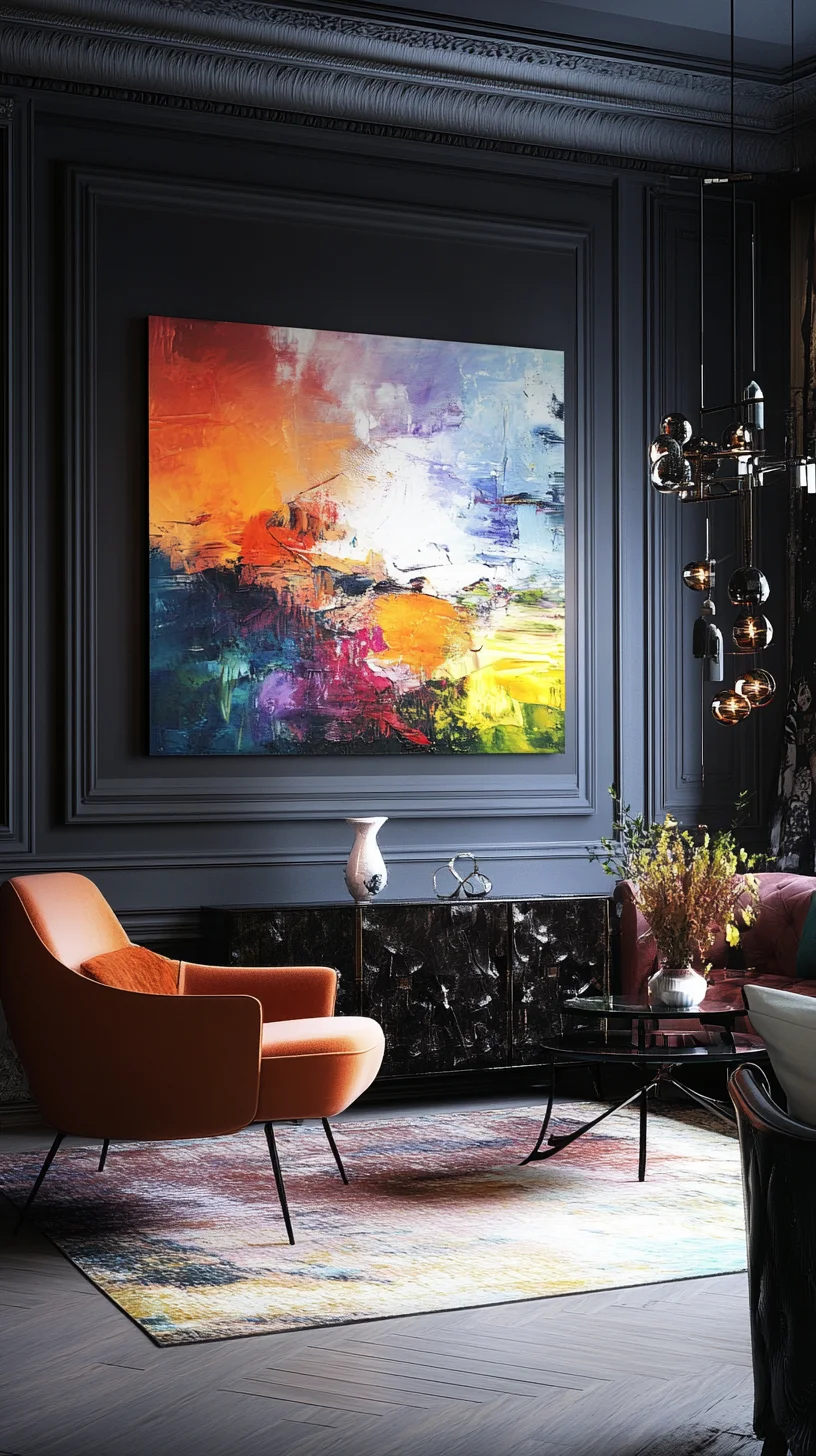 Embrace Bold Colors: Elevate Your Space with an Artistic Accent Wall