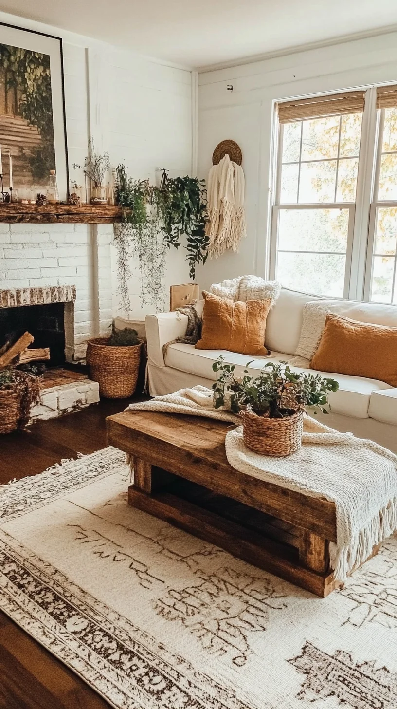 Embrace Cozy Elegance: A Warm and Inviting Living Room Retreat