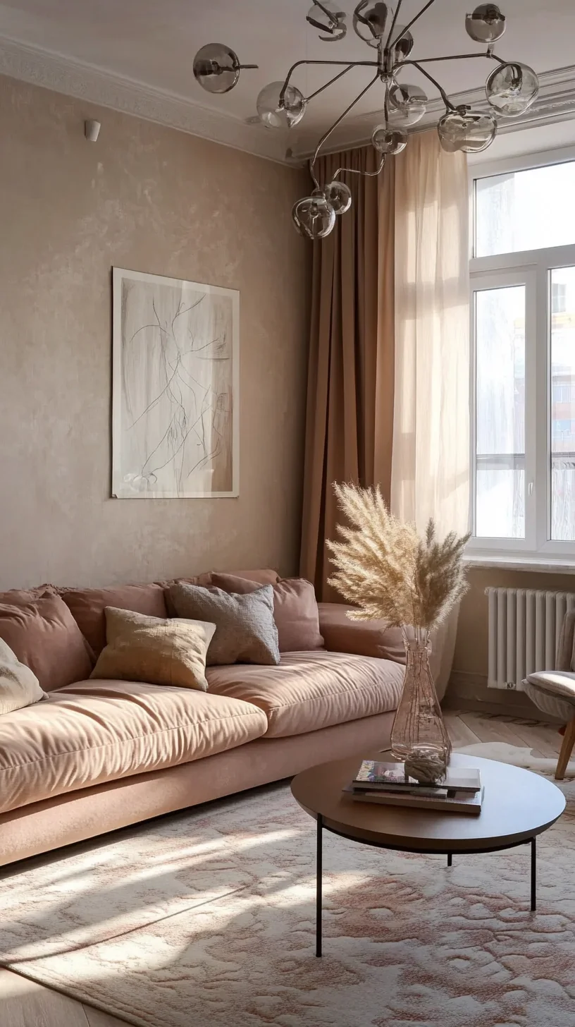 Embrace Cozy Elegance: Soft Neutrals and Textured Layers for the Perfect Living Space