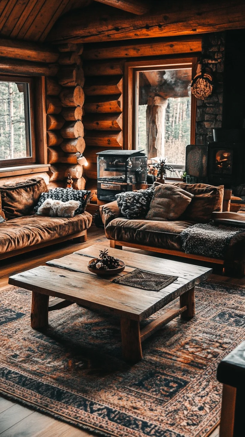 Embrace Cozy Elegance: The Charm of Rustic Lodge Living Rooms