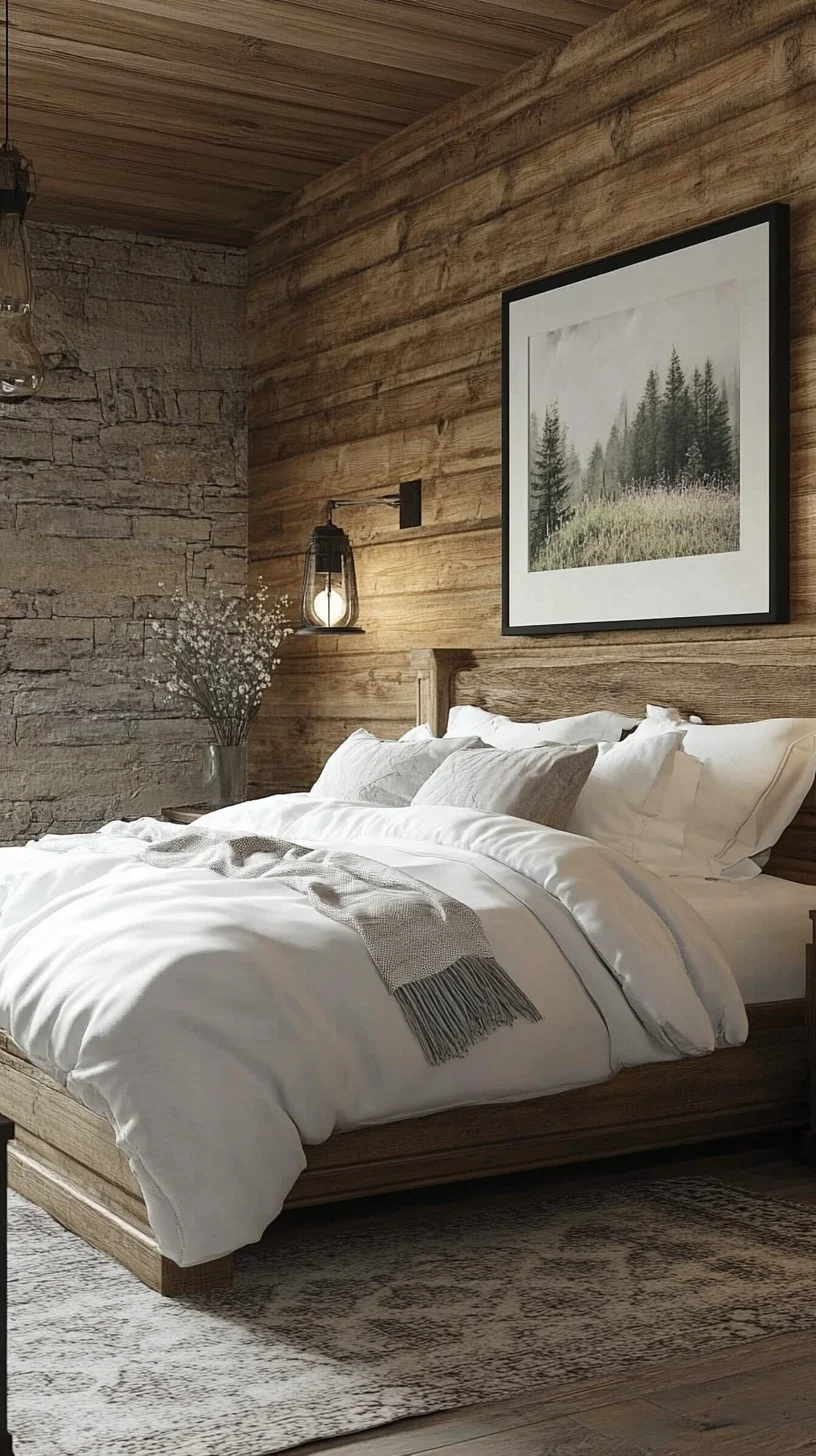 Embrace Cozy Elegance: The Perfect Rustic Bedroom Retreat