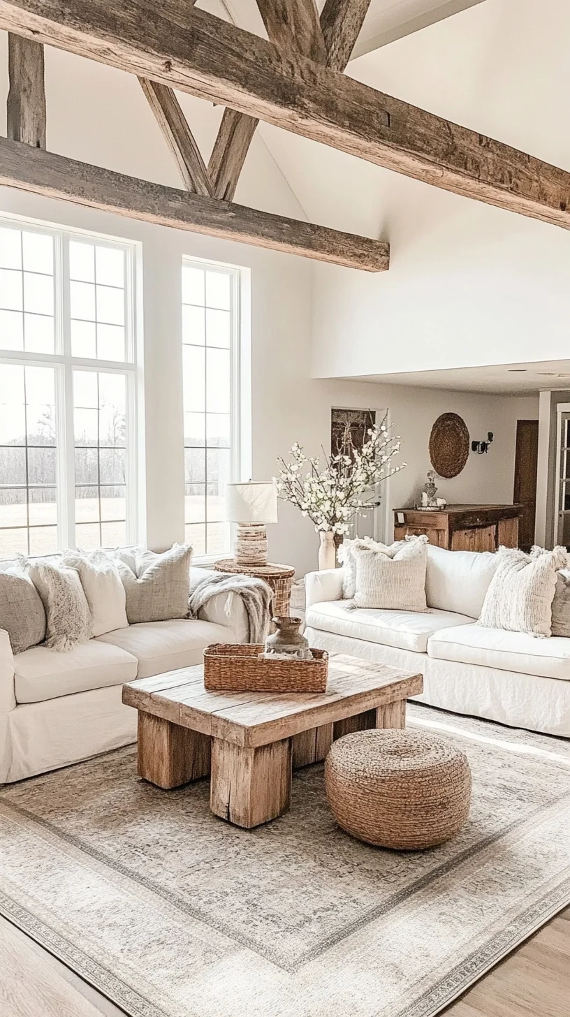 Embrace Cozy Elegance: The Signature Farmhouse Living Room Style