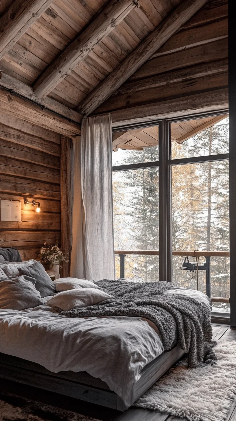 Embrace Cozy Elegance: The Ultimate Rustic-Chic Bedroom Retreat