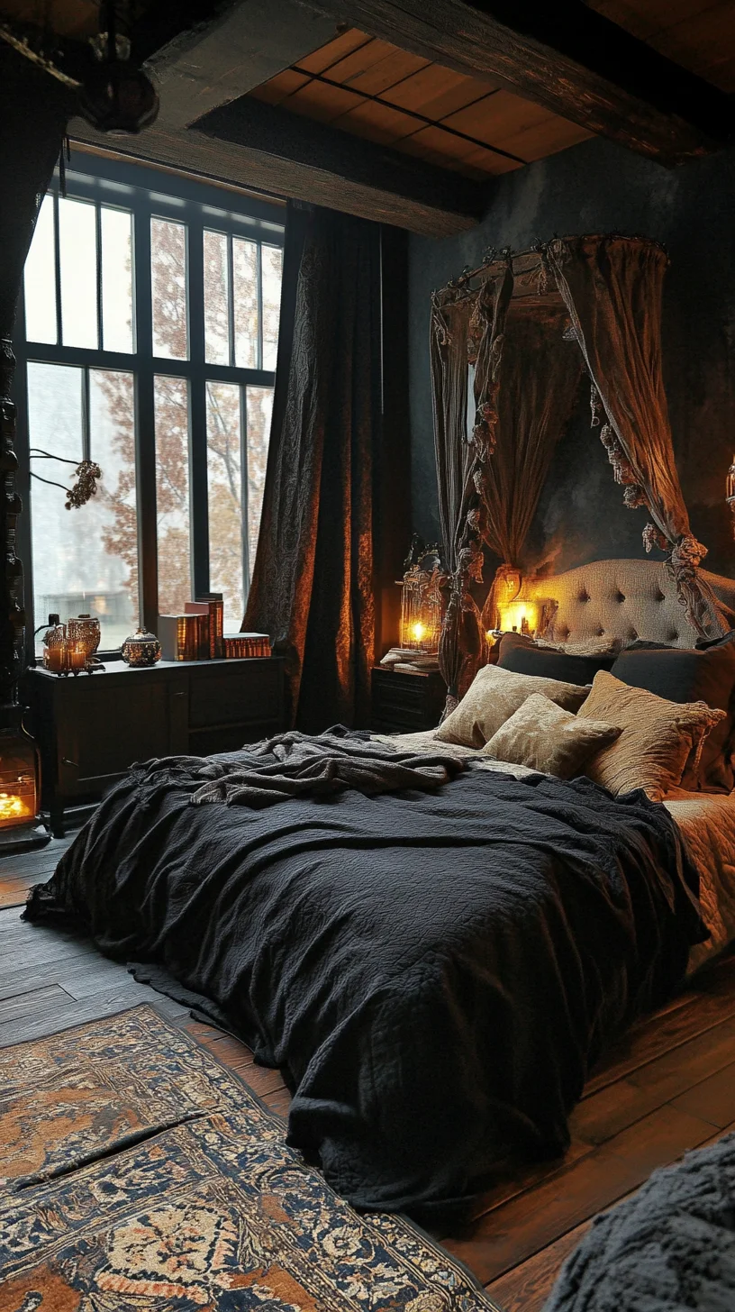 Embrace Cozy Elegance: Transform Your Bedroom into a Dark, Dreamy Retreat