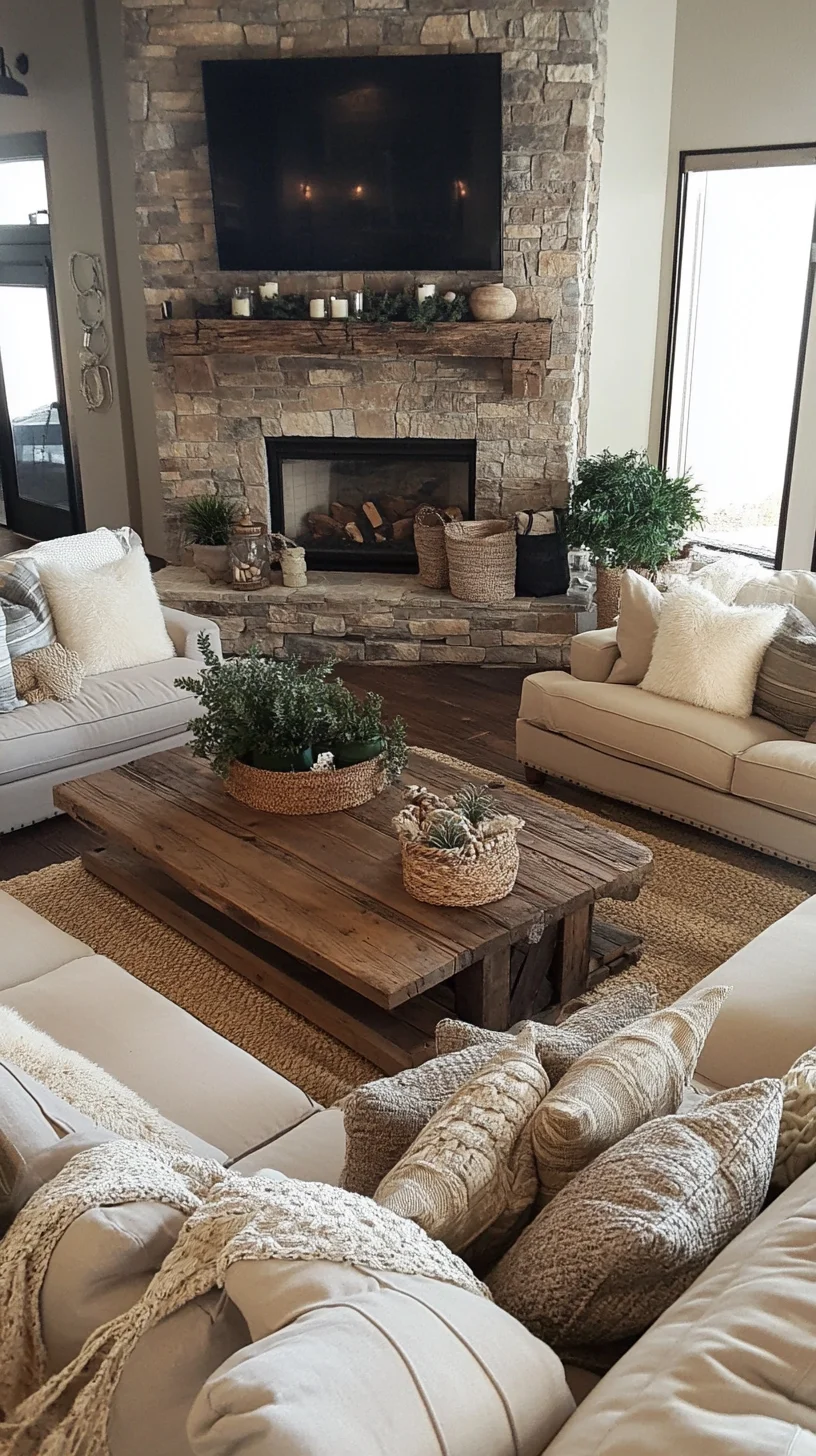 Embrace Cozy Elegance: Transform Your Living Room into a Rustic Haven