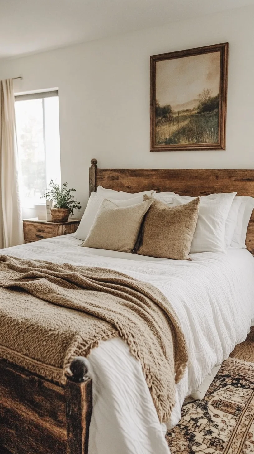 Embrace Cozy Elegance with a Warm Earthy Bedroom Retreat