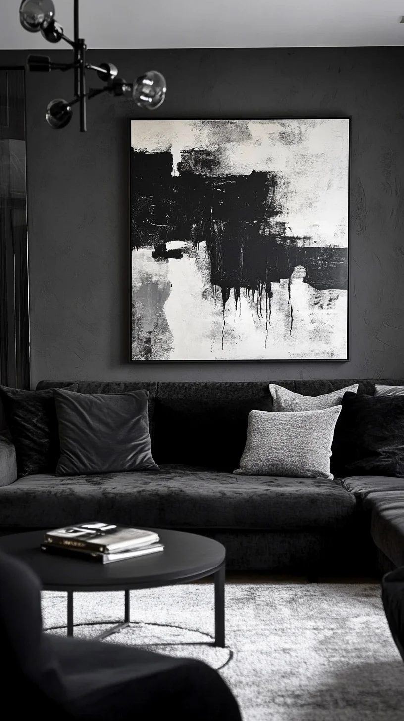 Embrace Effortless Elegance with Monochrome Minimalism in Your Living Space