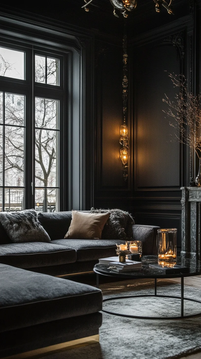 Embrace Elegance: The Allure of Dark Luxe Living Room Design